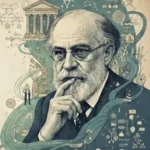 Na obrázku je starý muž připomínající otce. Vypadá jako Sigmund Freud.